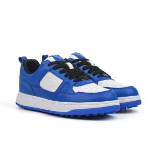 Responsive Core Easy Swing Ask Echo X Goating Player P101 Spikeless Golf Shoes / Blue