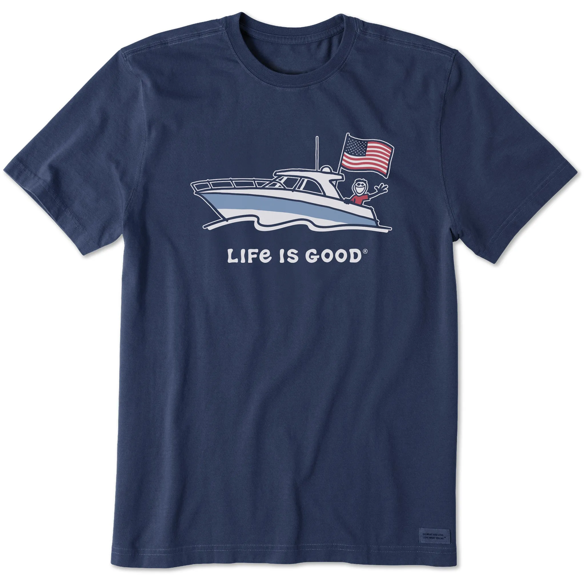 Smart Casual Look Men's Jake Power Boat USA Tee
