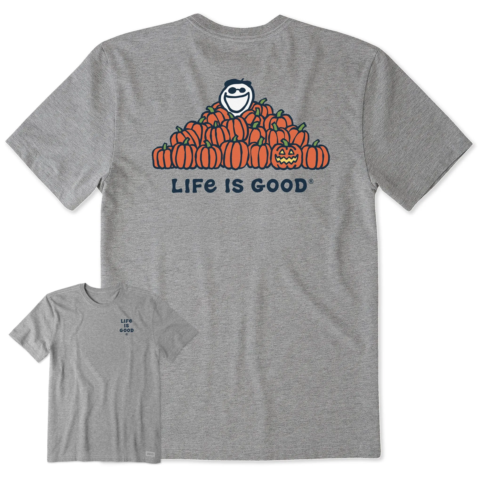 Yoga flexibility Men's Jake Pumpkin Patch Short Sleeve Tee