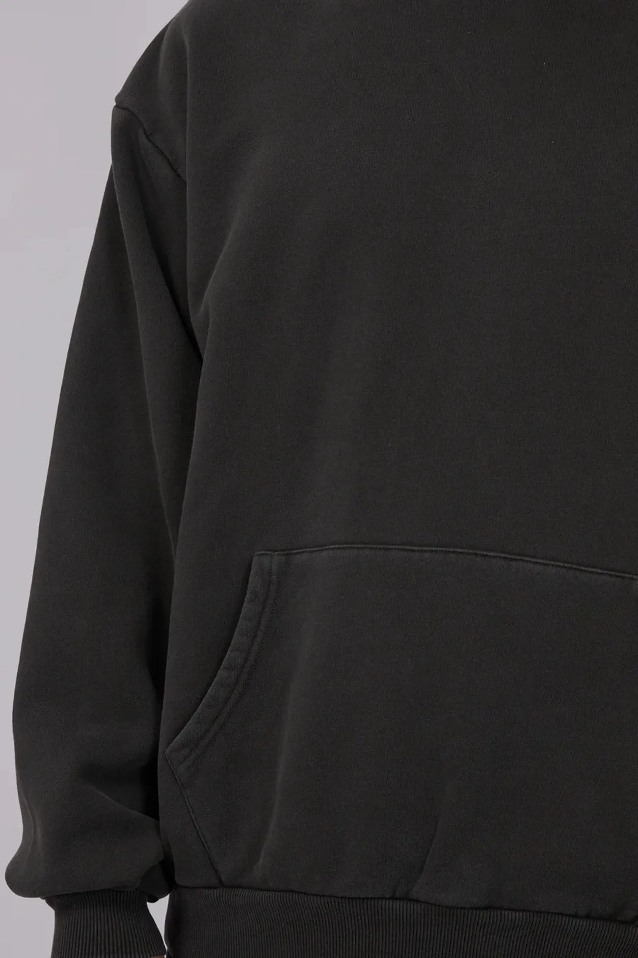 Box Hoodie Washed Black product belt definition