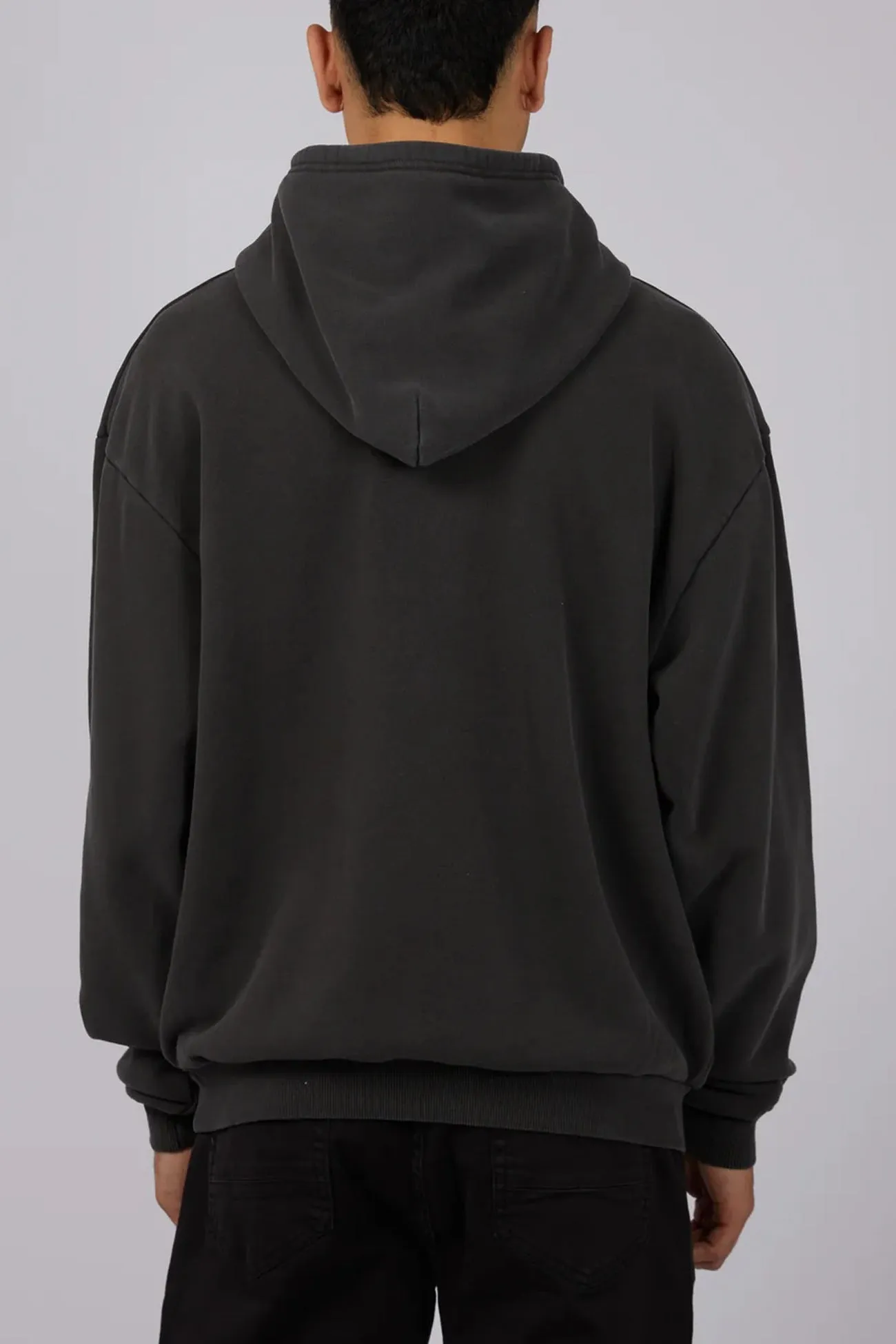 Holiday Wear Brand Identity Box Hoodie Washed Black