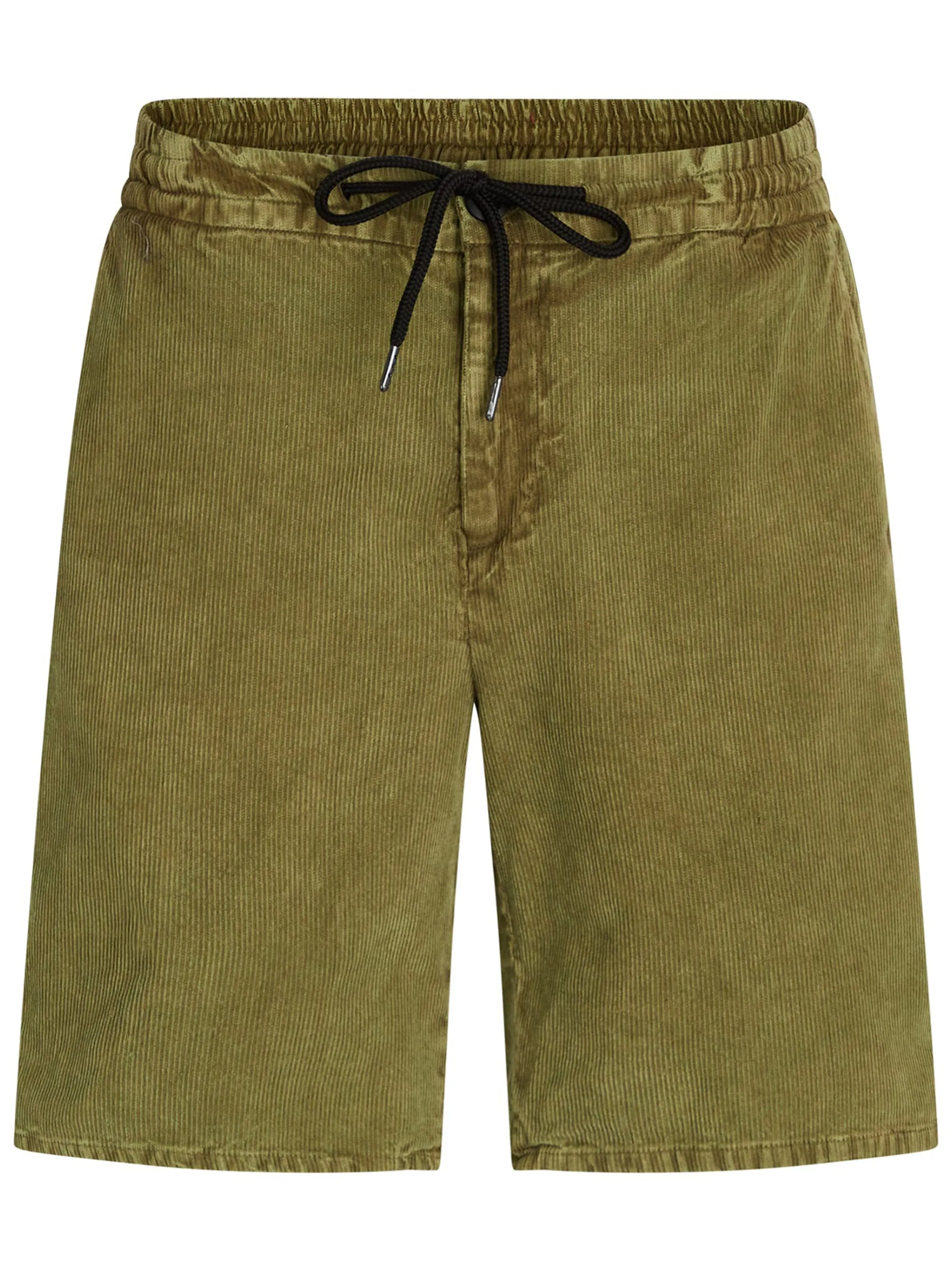 Men's Ribbed Short,Olive MultiPocket Design
