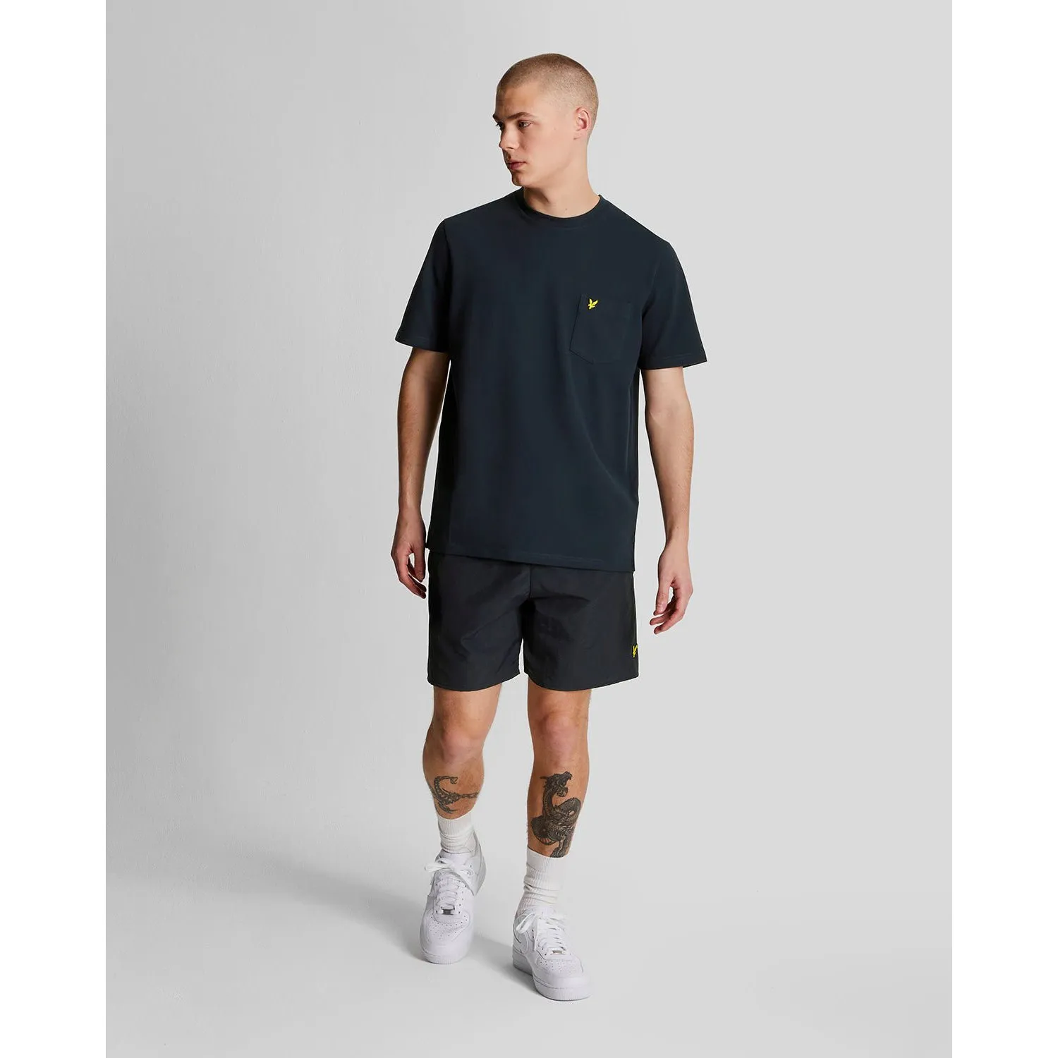 Lyle & Scott Plain Swim Shorts - Dark Navy Casual Movement
