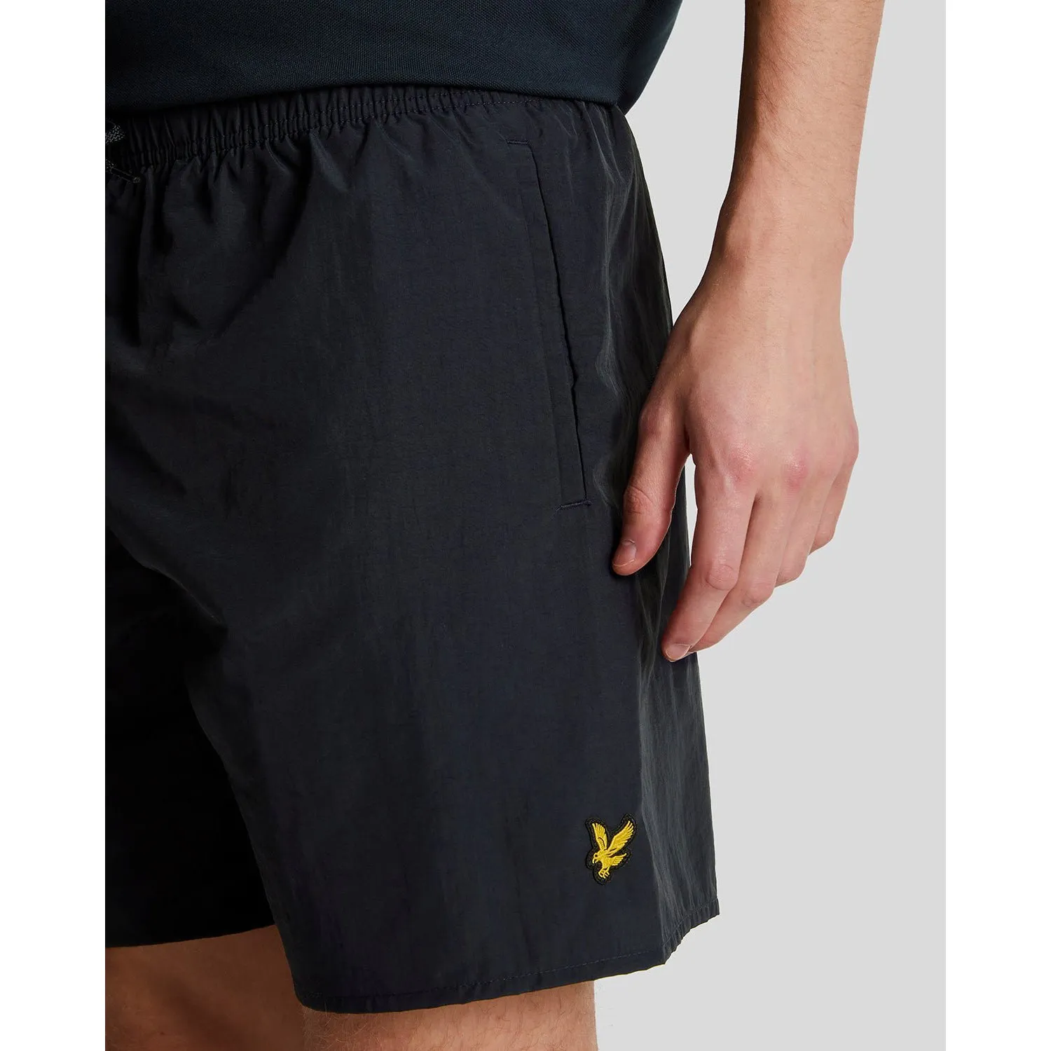 Lyle & Scott Plain Swim Shorts - Dark Navy Soft Touch delivery work