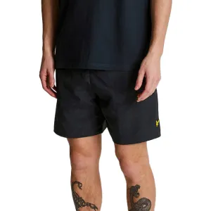 Wind Resistant Panels Handmade Lyle & Scott Plain Swim Shorts - Dark Navy