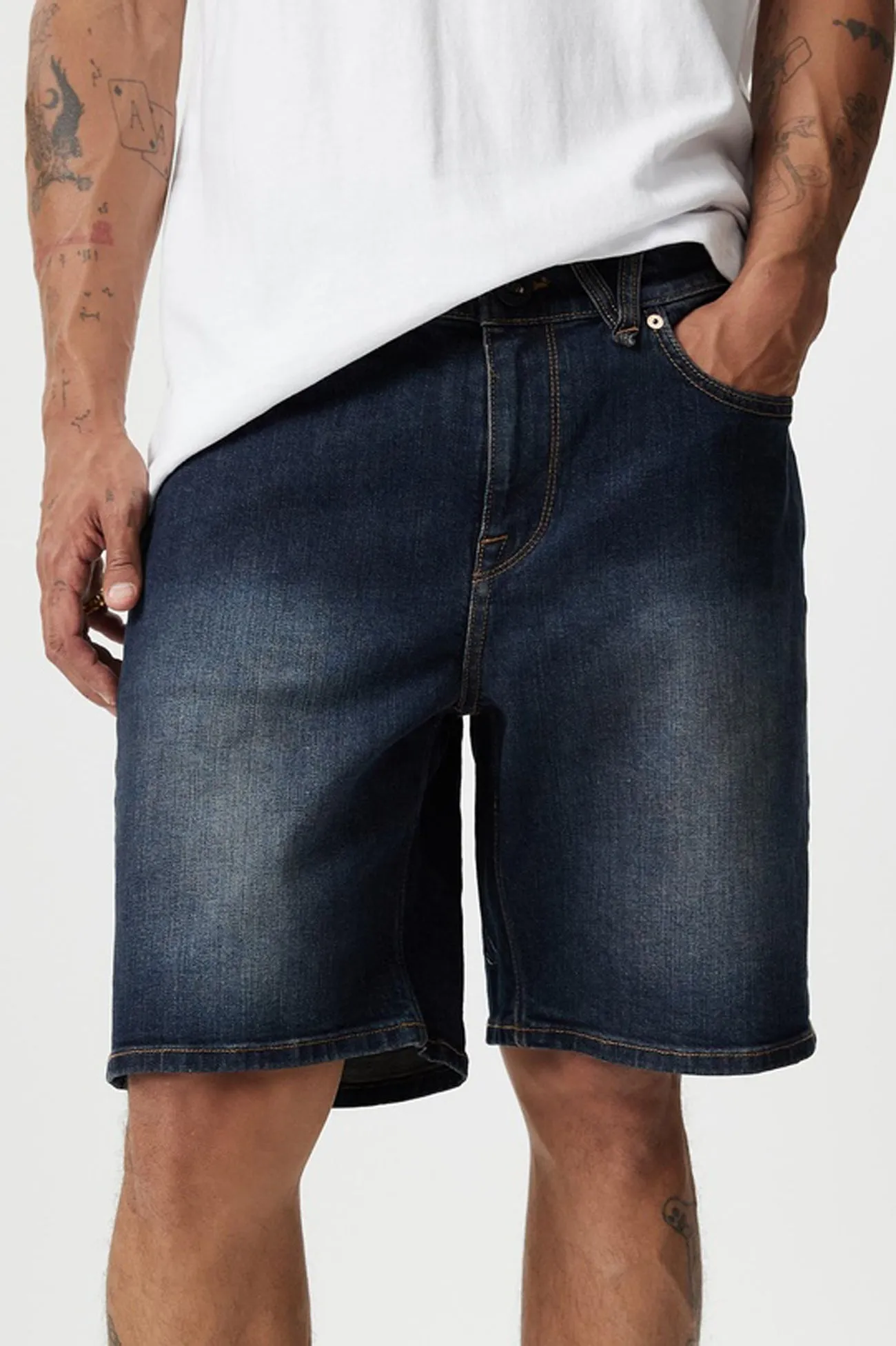 Solver Denim Short 19 New Vintage Blue Neutral Tones