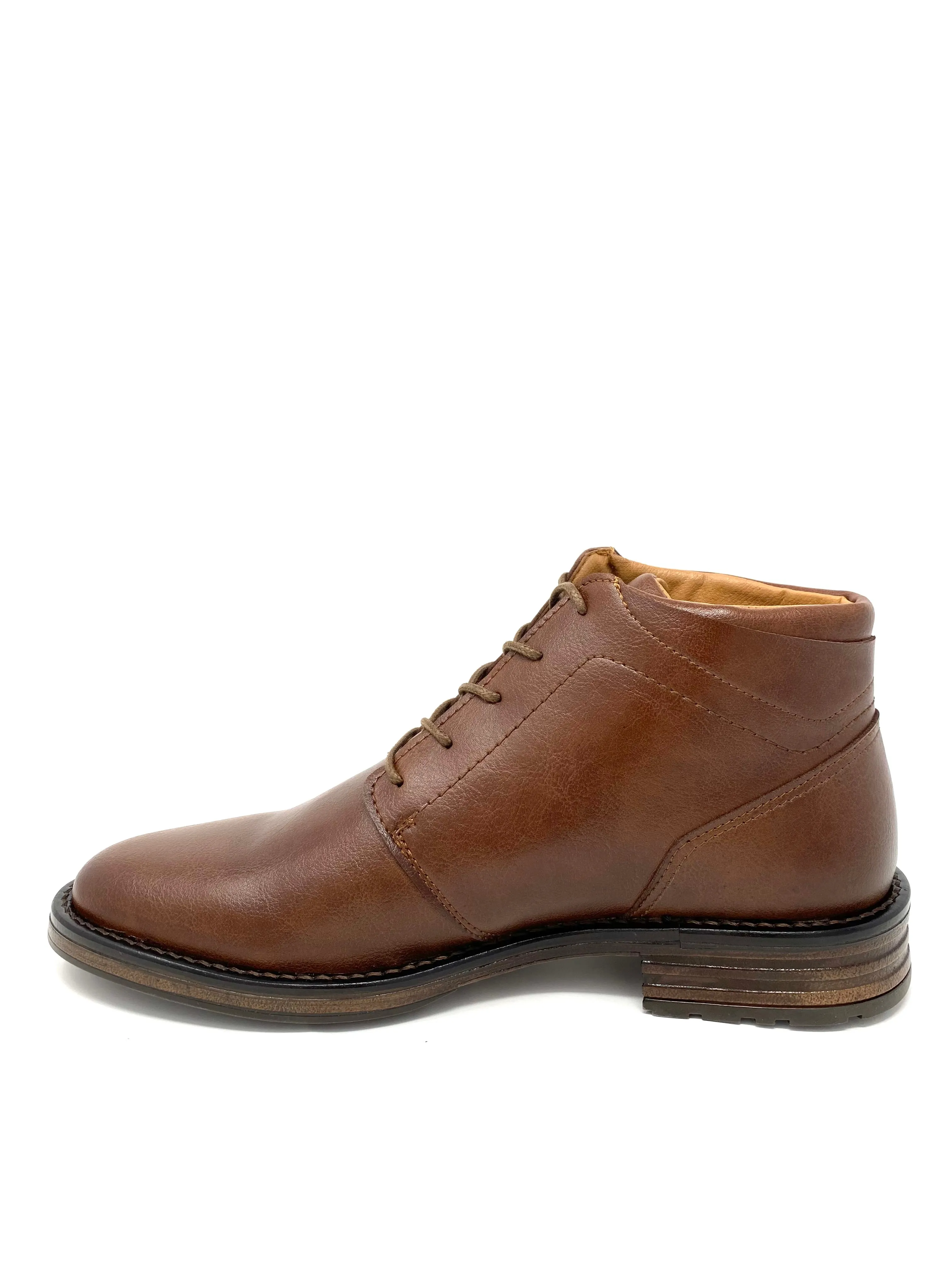 Fernando Boot in Tan from Novacas Waterproof Rainy Day Commuter Asymmetric Lacing System