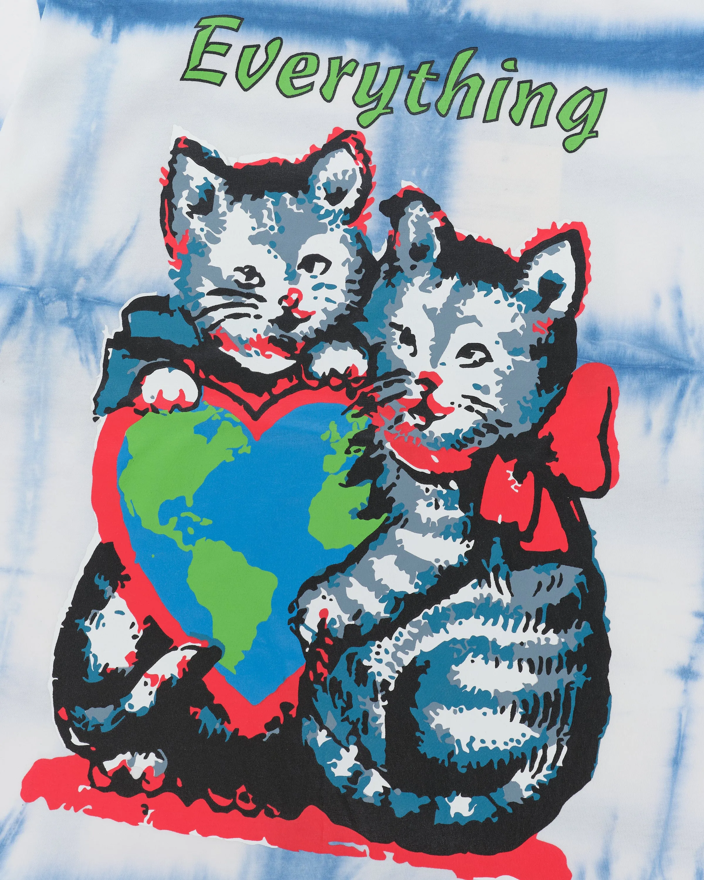 Timeless Top NoSideSeam Grateful Tee SS - Indigo Kitten Courage