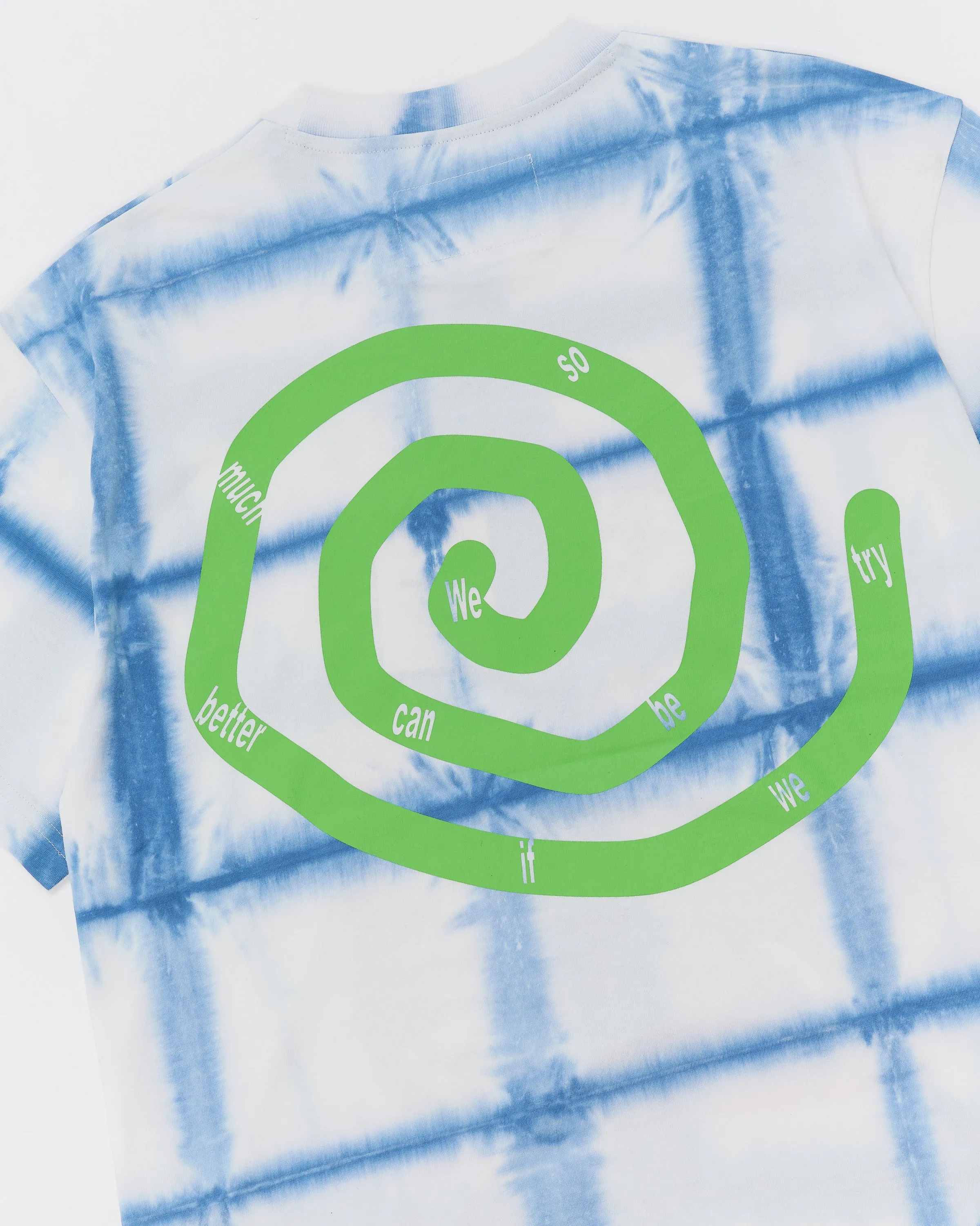 Grateful Tee SS - Indigo Kitten Courage slim fit