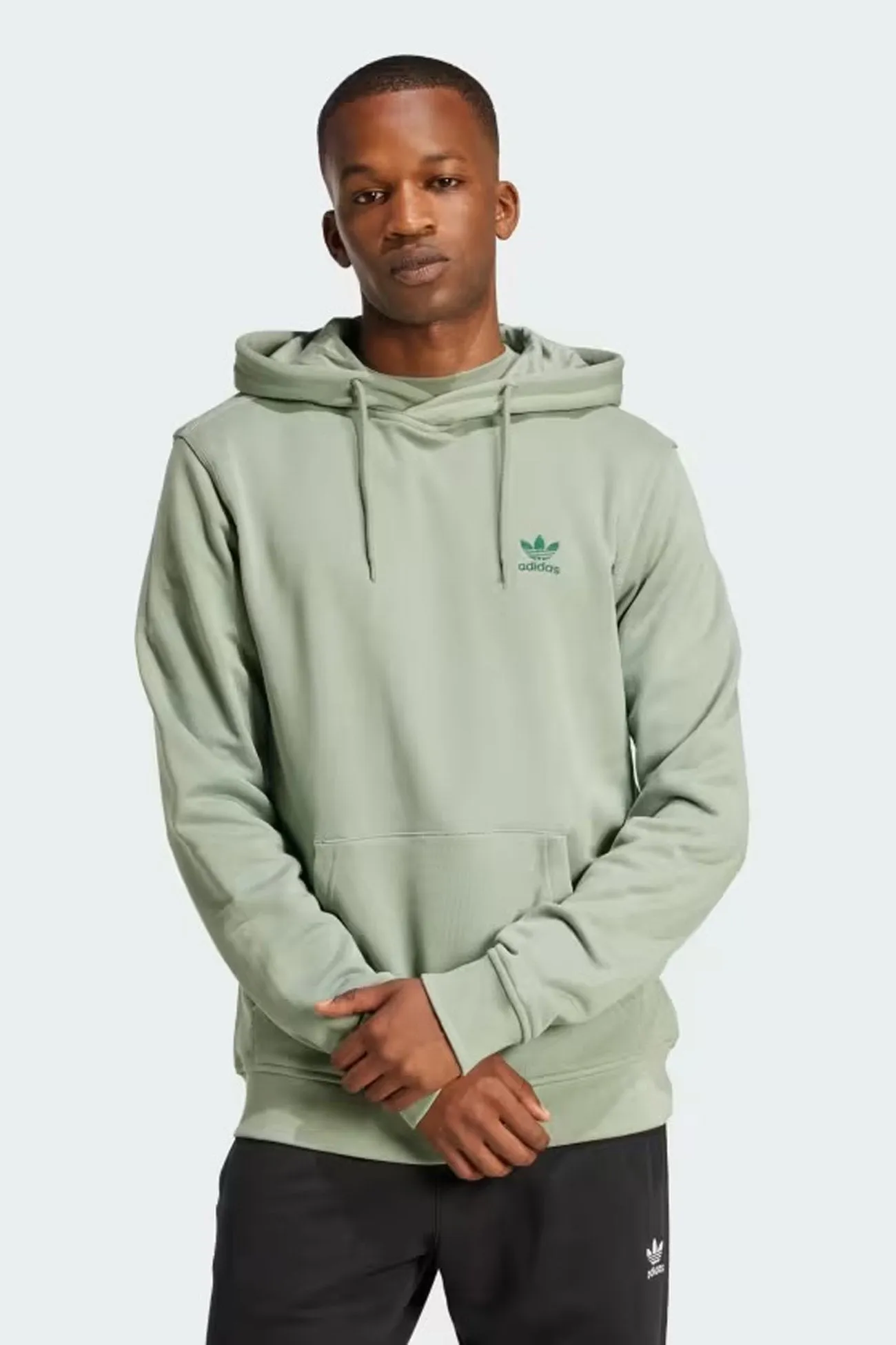 Casual Fashion Essential Hoodie FT Silver Green