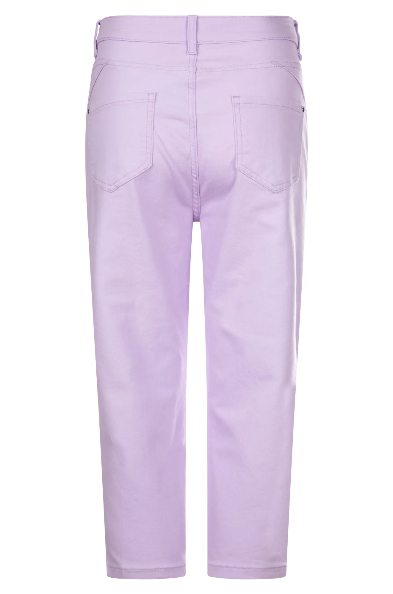 Stretch Cotton blend MId Calf Jeans | LILAC | 6923A1 Outfit Staple