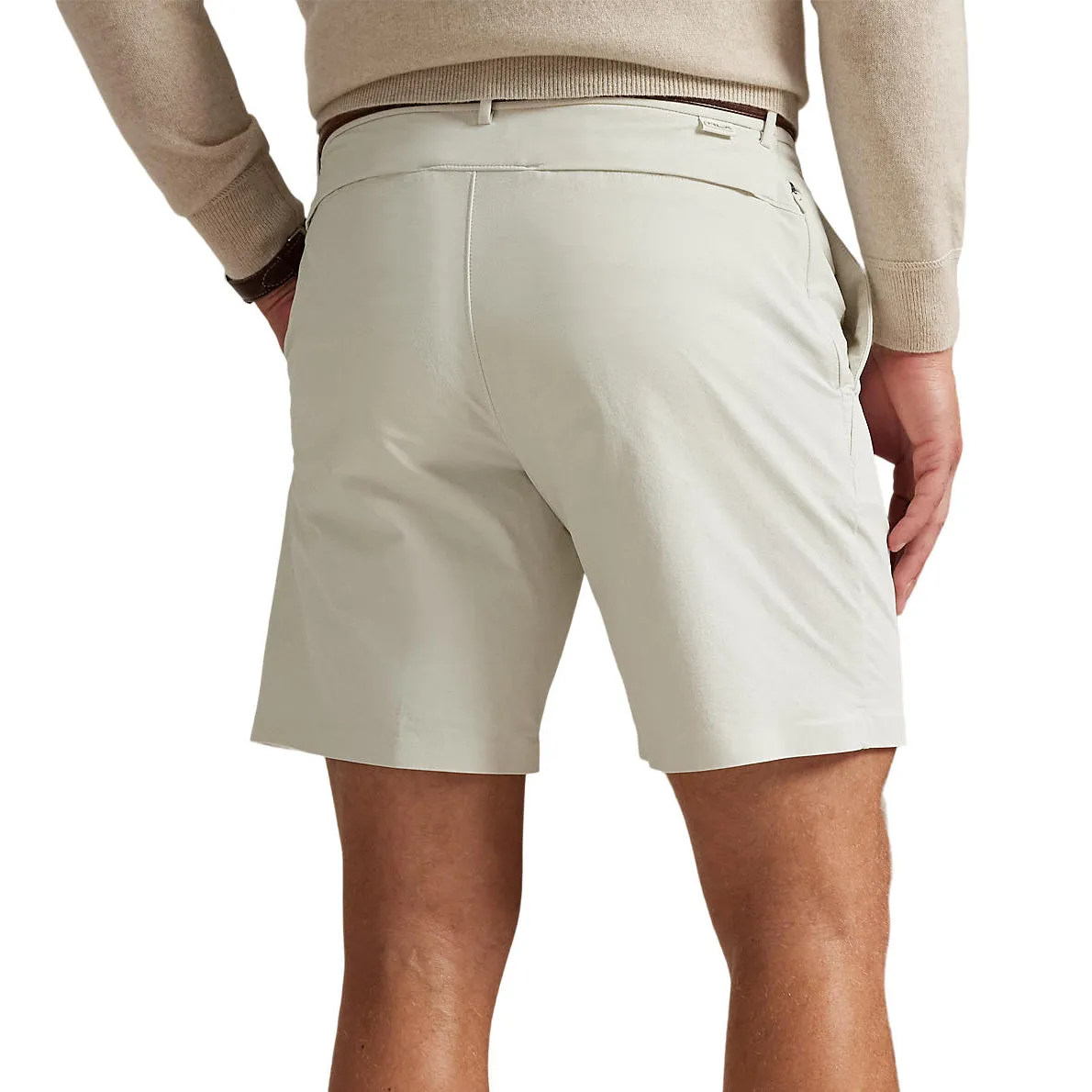 Quick Wear Sport Layer RLX Ralph Lauren Tailored Fit Stretch Performance Golf Shorts - Stone Pebble