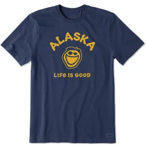 Slim Fit Comfort Men's Jake Alaska Short Sleeve Crusher Tee