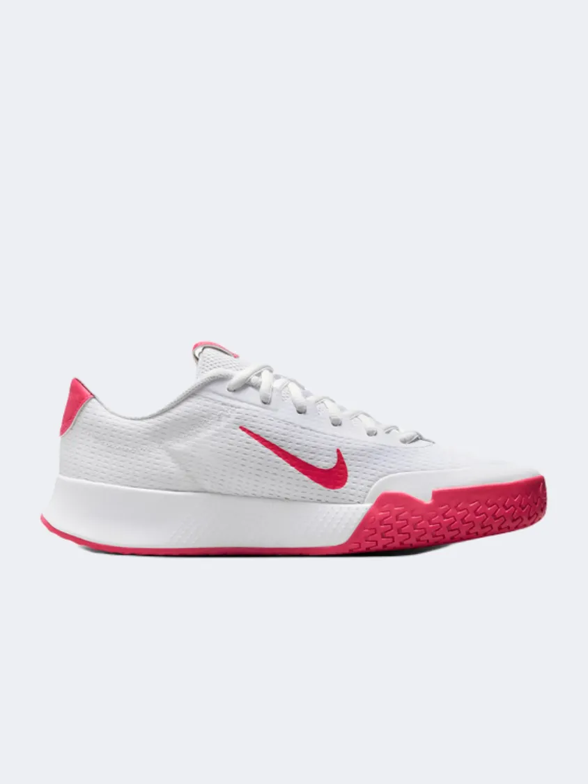 Nike Vapor Lite 2 Hc Women Tennis Shoes White/Crimson Short Trip