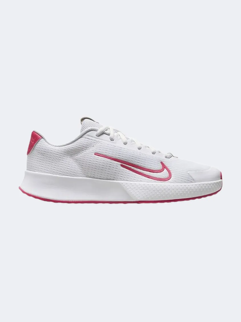 World Walk Nike Vapor Lite 2 Hc Women Tennis Shoes White/Crimson