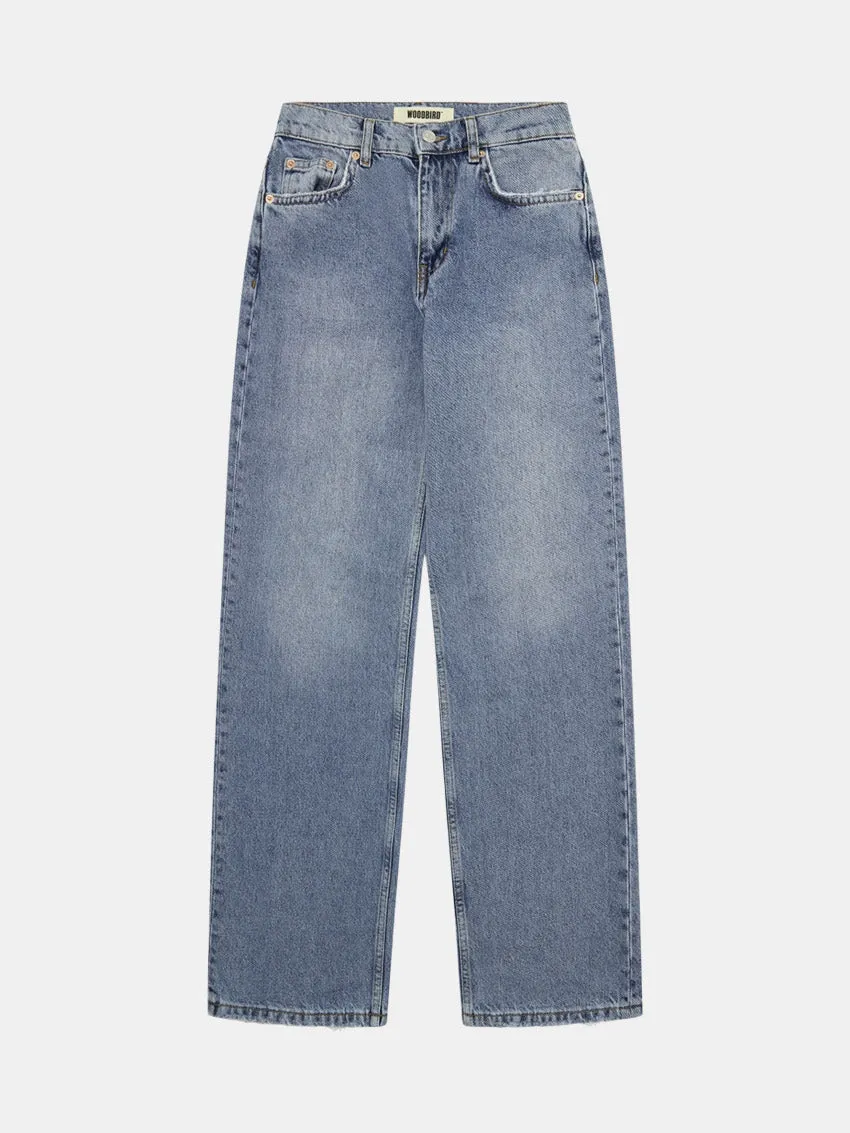 Modern Straight Leg W WBCarla Doone Jeans Washed Blue