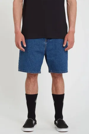 Billow Denim Short Oliver Mid Blue summer shorts UV Protective Coating