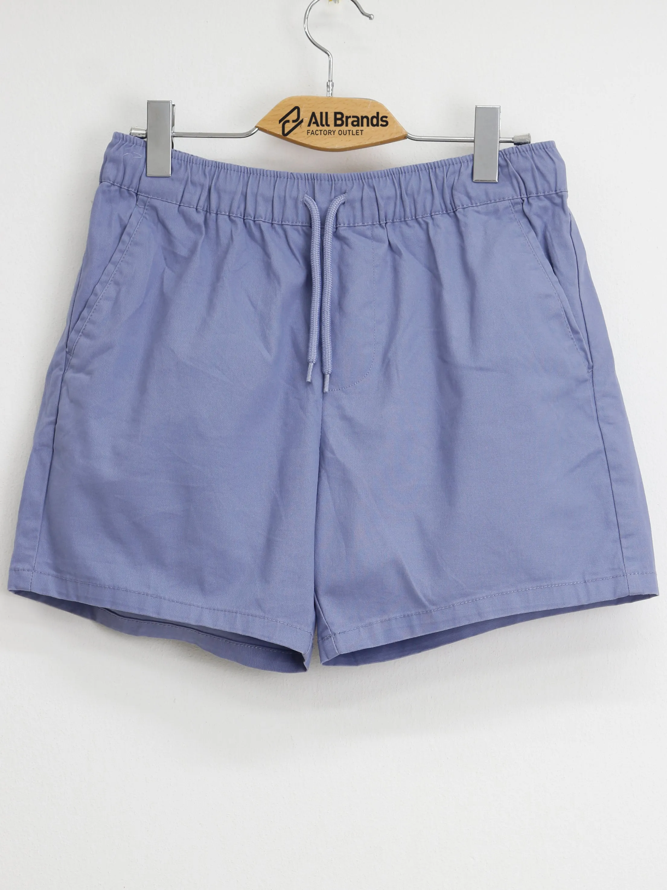 Men's Pull On Short,Light Blue Bonded Seam Technology Warm Look