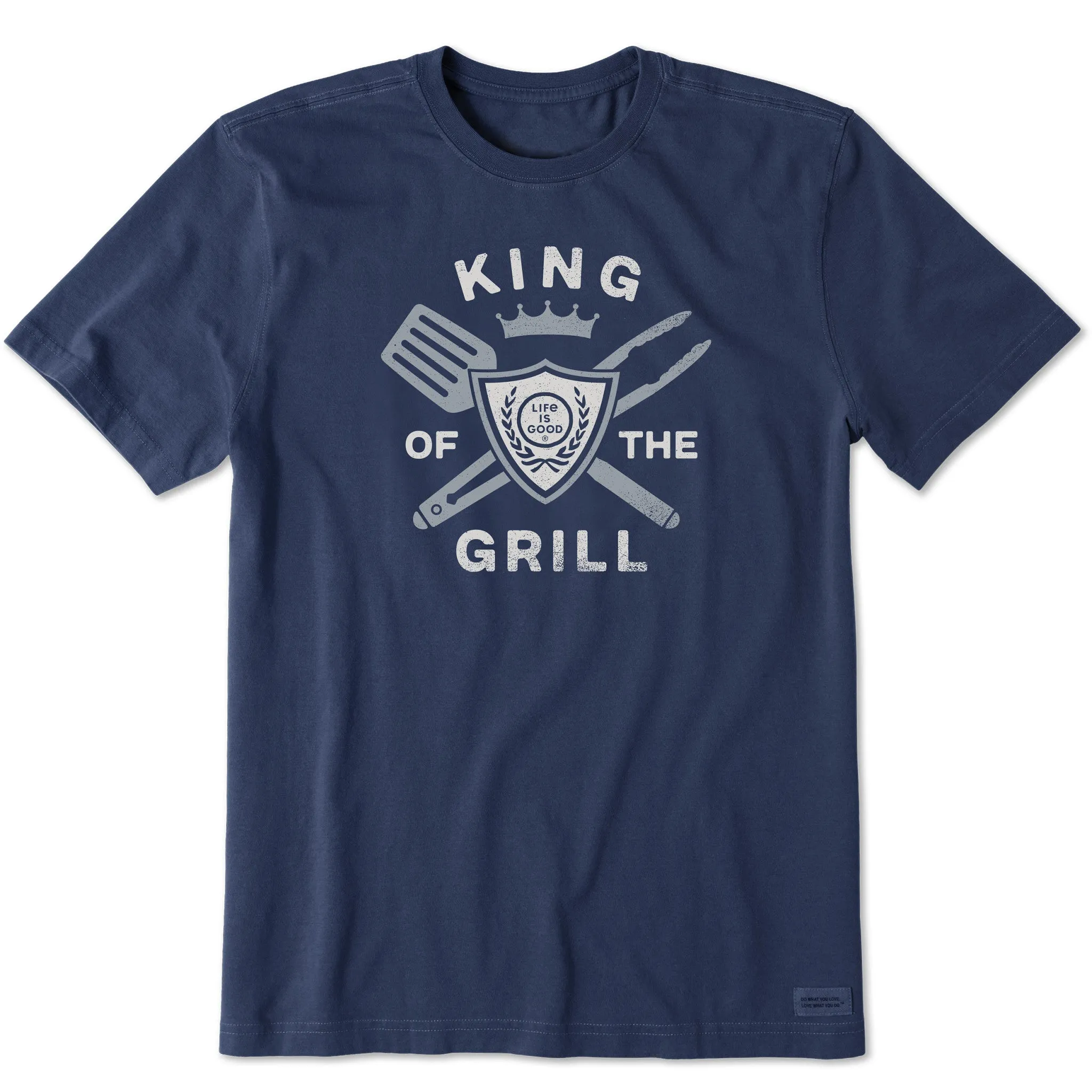 Men's King of the Grill Shield Short Sleeve Tee Versatile Comfort
