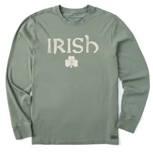 Award-winning Men's Irish Clover 2 Long Sleeve Crusher Tee