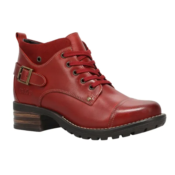Taos Women's Mini Crave Red Cushioned Insole Protective Finish Mountain Climber