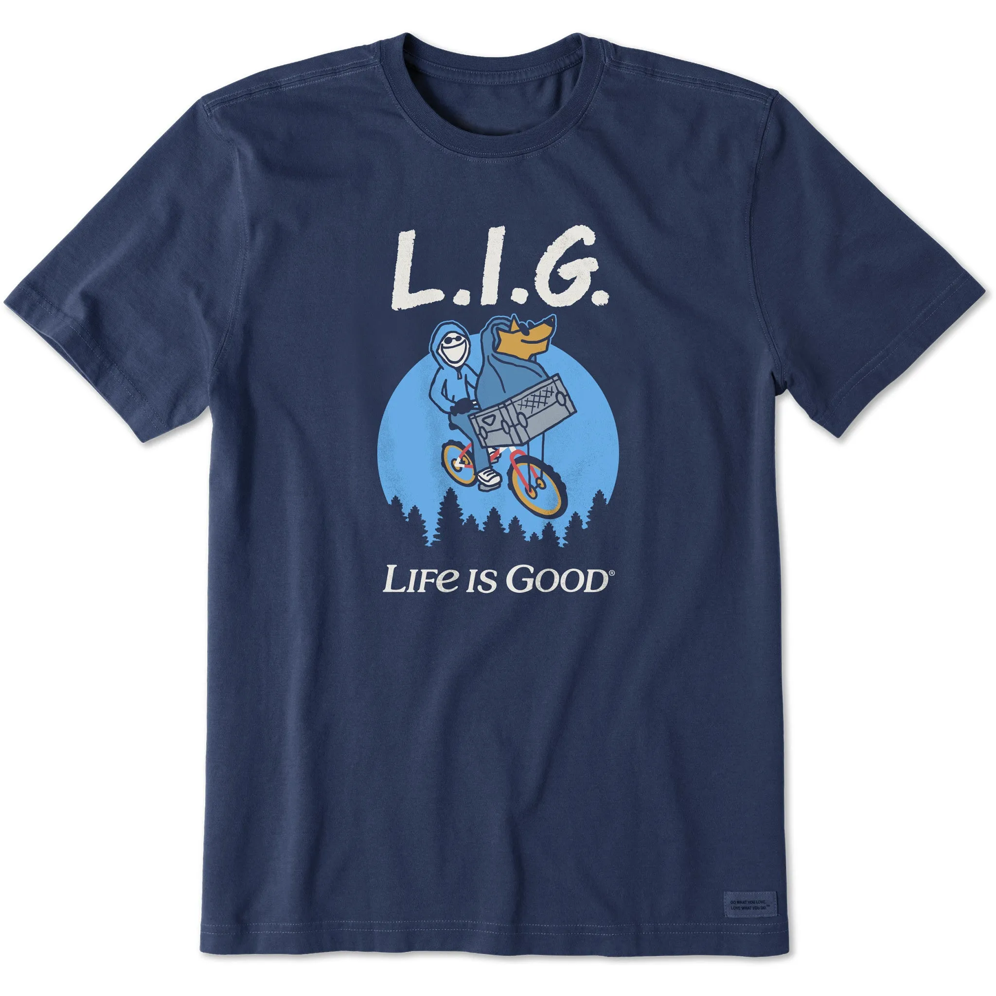 DropShoulderDesign BreathableMaterial Men's Jake Rocket Flying Bike Short Sleeve Tee