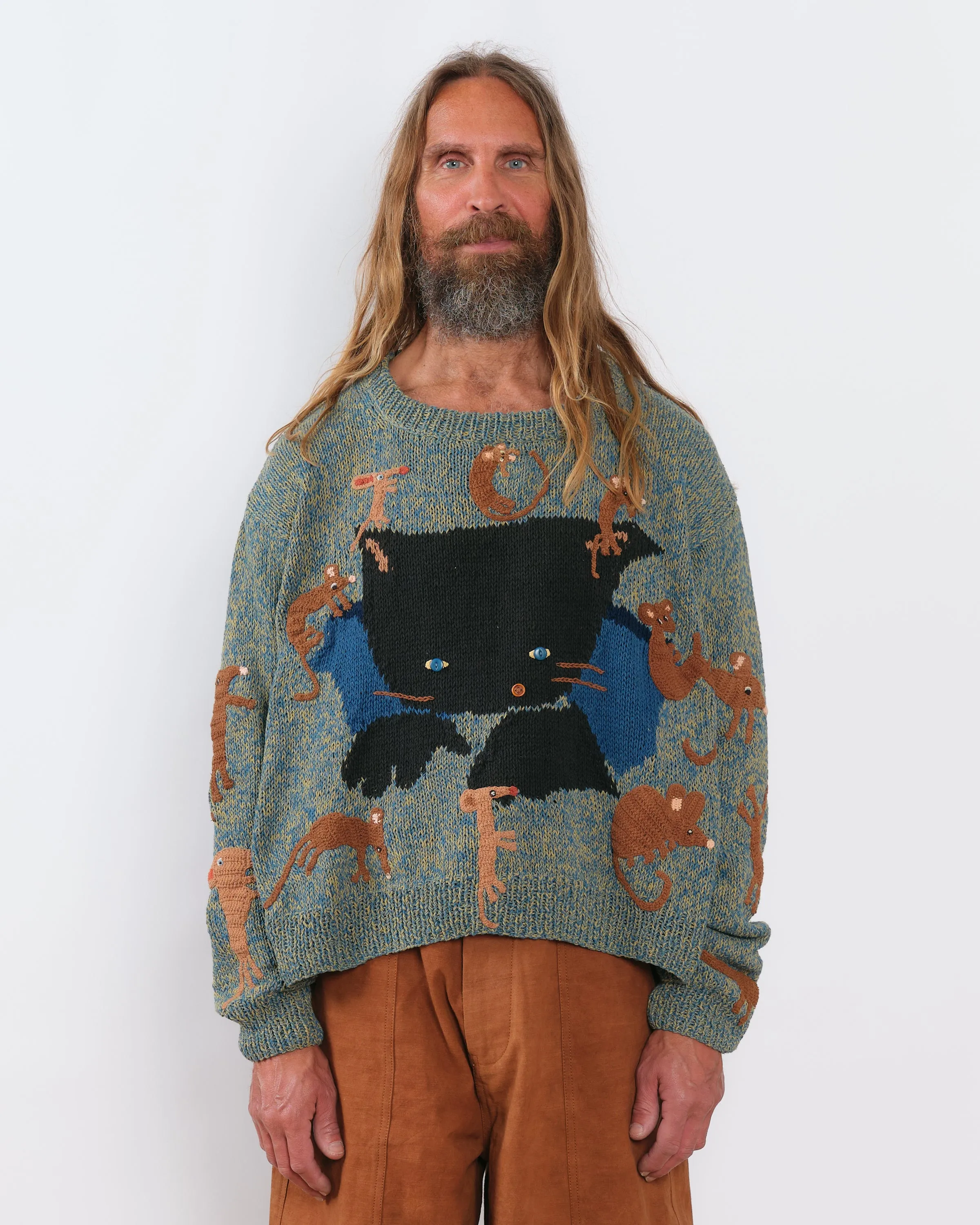 Casual Draping Daily Favorite Piper Knit Jumper - Green Friends