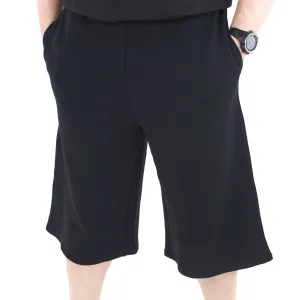 warm weather Athletic Look Men's Graphic Back Cotton Short,Black