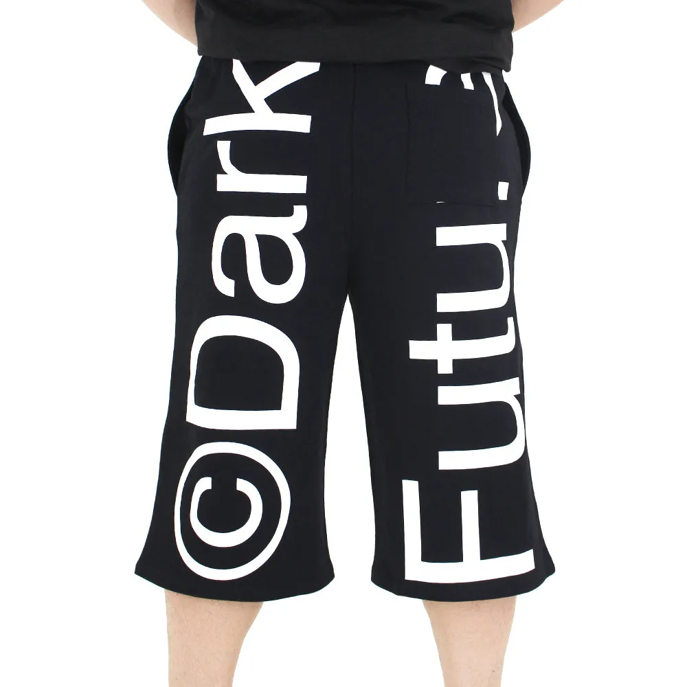 Comfort Flex Wear Men's Graphic Back Cotton Short,Black