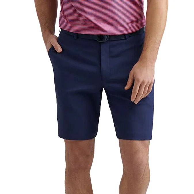 Flexible Pocket Placement Odor Resistant Treatment Peter Millar Salem Performance Golf Shorts - Navy