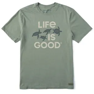 Chic and Cozy Men's Life is Good Turtles Short Sleeve Tee