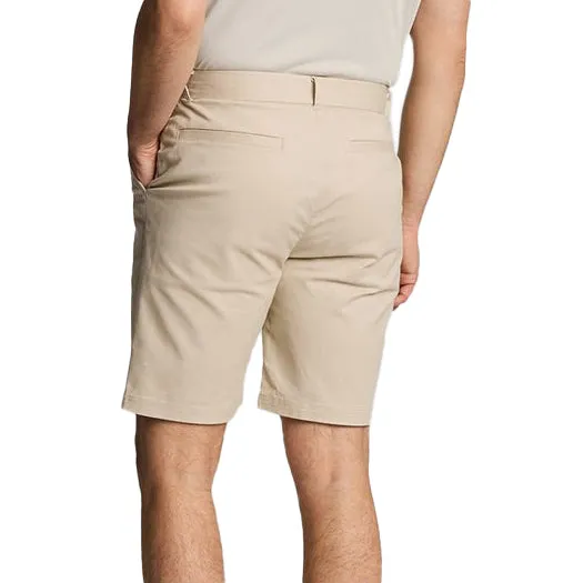 Lyle & Scott Course Stretch Golf Shorts - Sesame Wrinkle Resistant Material