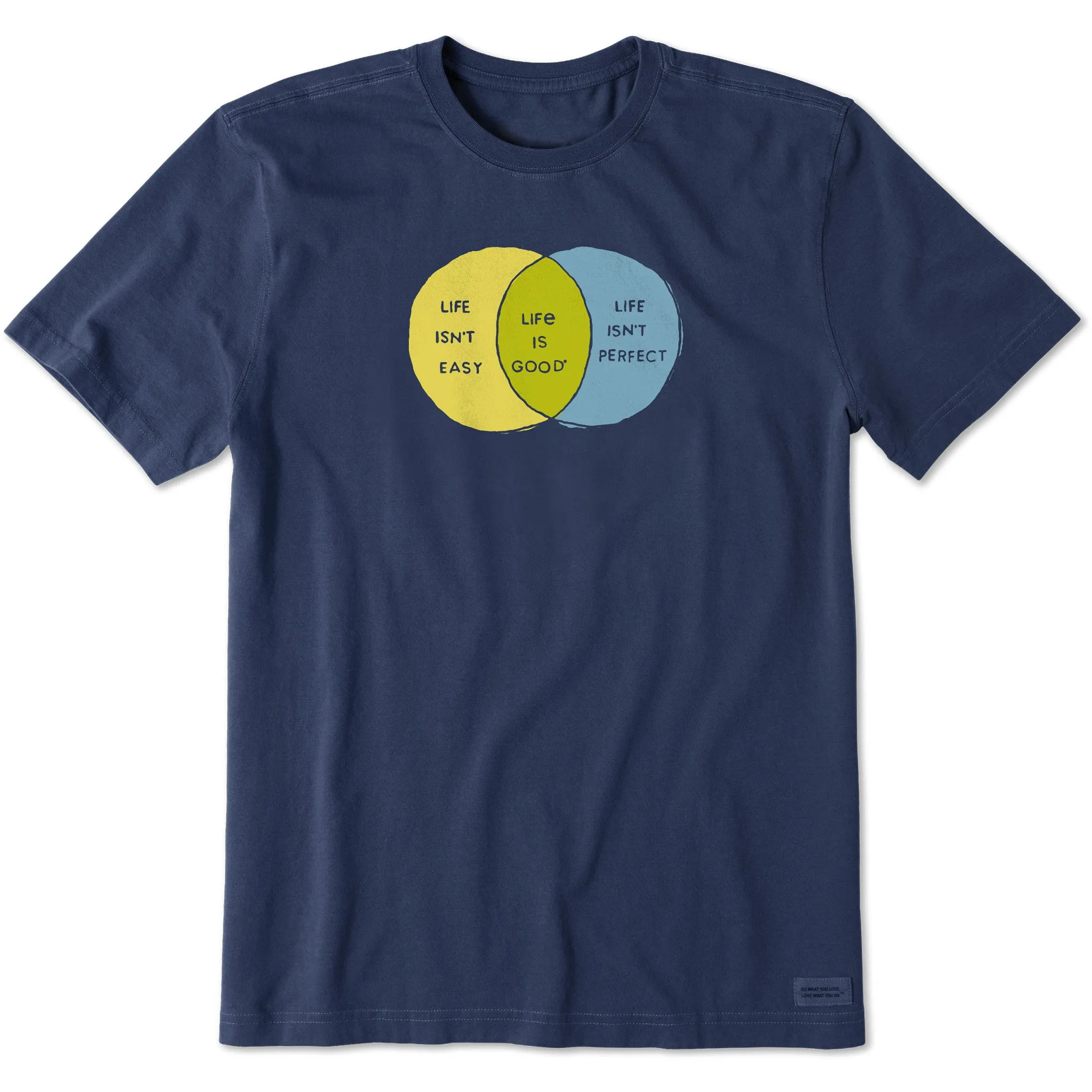 Low Profile Silhouette Men's Life Isn't a Venn Diagram Short Sleeve Tee