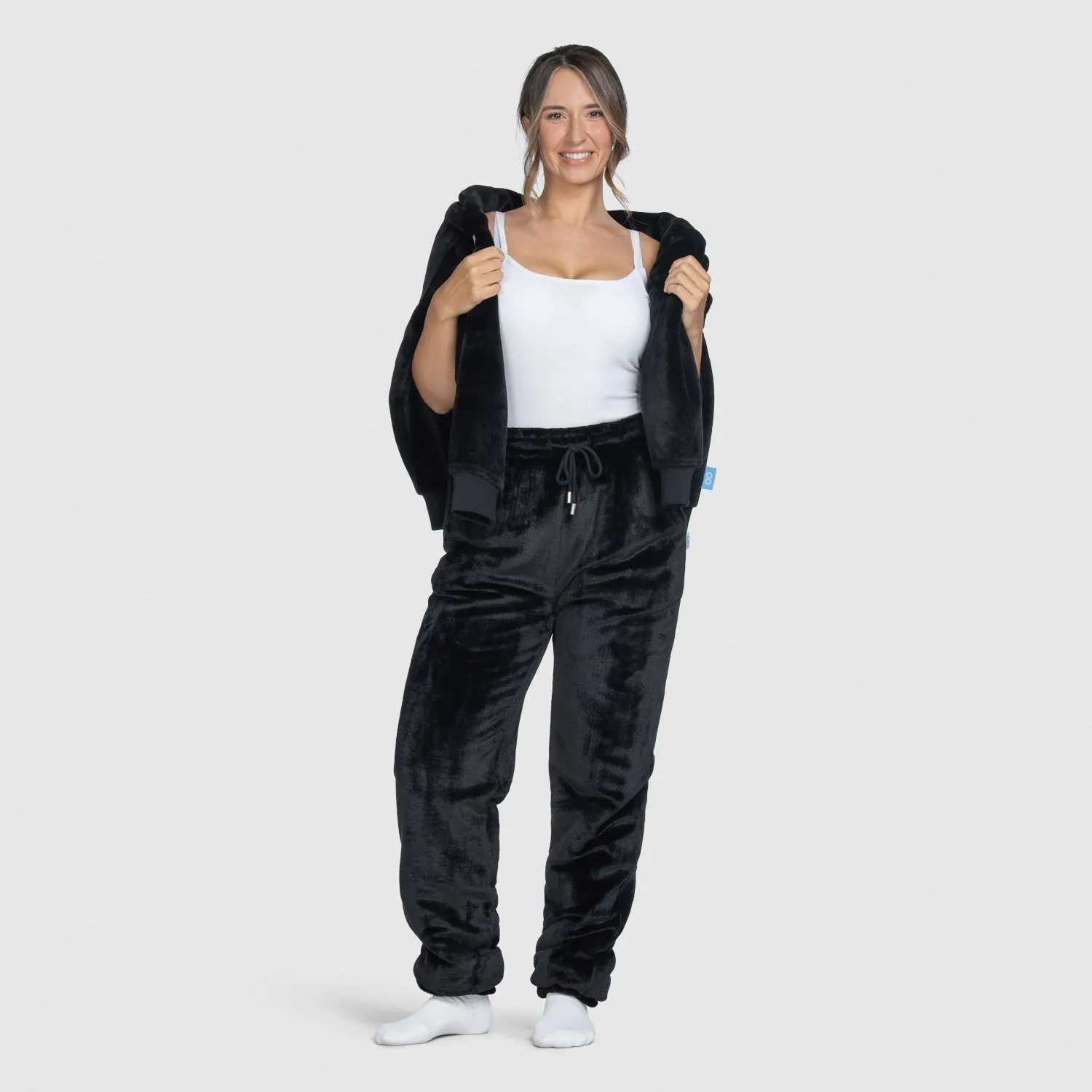 Black Wide Leg Cut Universal Sizing System