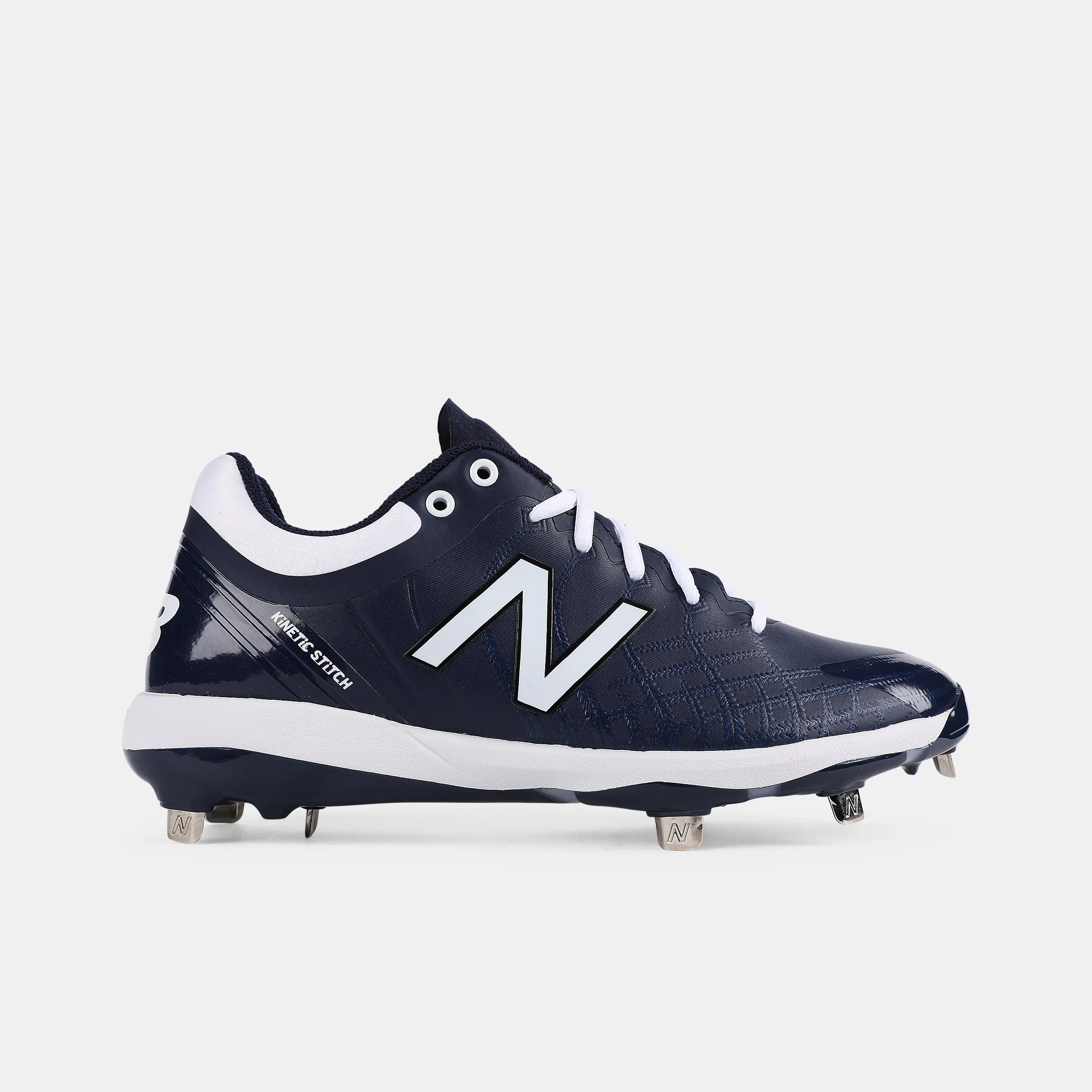 Ergonomic Cold Weather Men's New Balance L4040v5 Low Metal Baseball Cleats