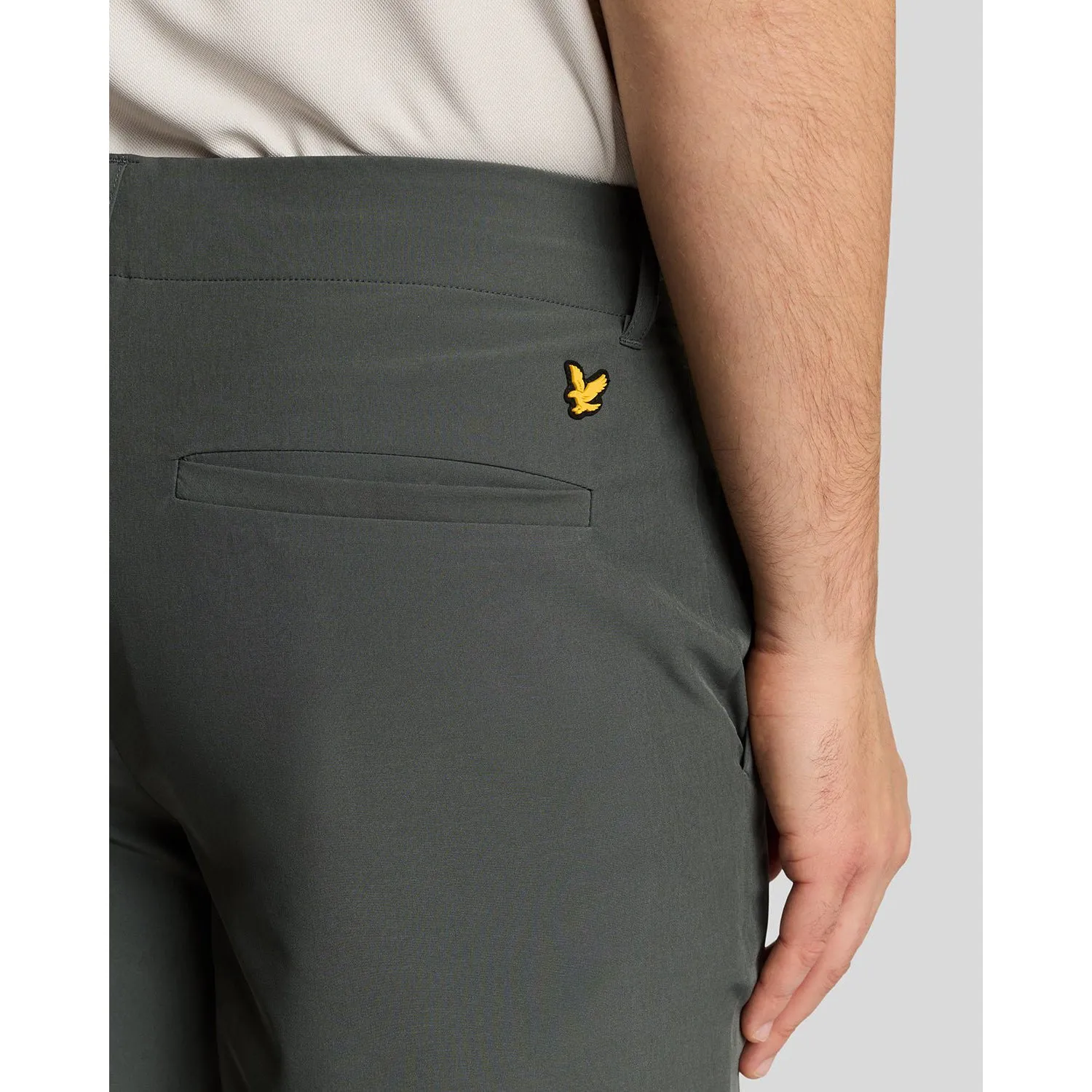 Stretchy Material Lyle & Scott 5 Pocket Golf Trousers - Granite
