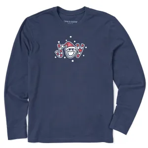 Men's Joy Santa Jake Long Sleeve Crusher Tee SeamFreeShoulders Performance Layer