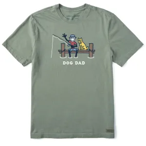 Men's Jake Dog Dad Fishing Short Sleeve Tee Men's Soft Base
