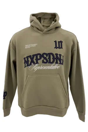 Warrior Relaxed Hoodie Khaki Trendy Comfort Piece