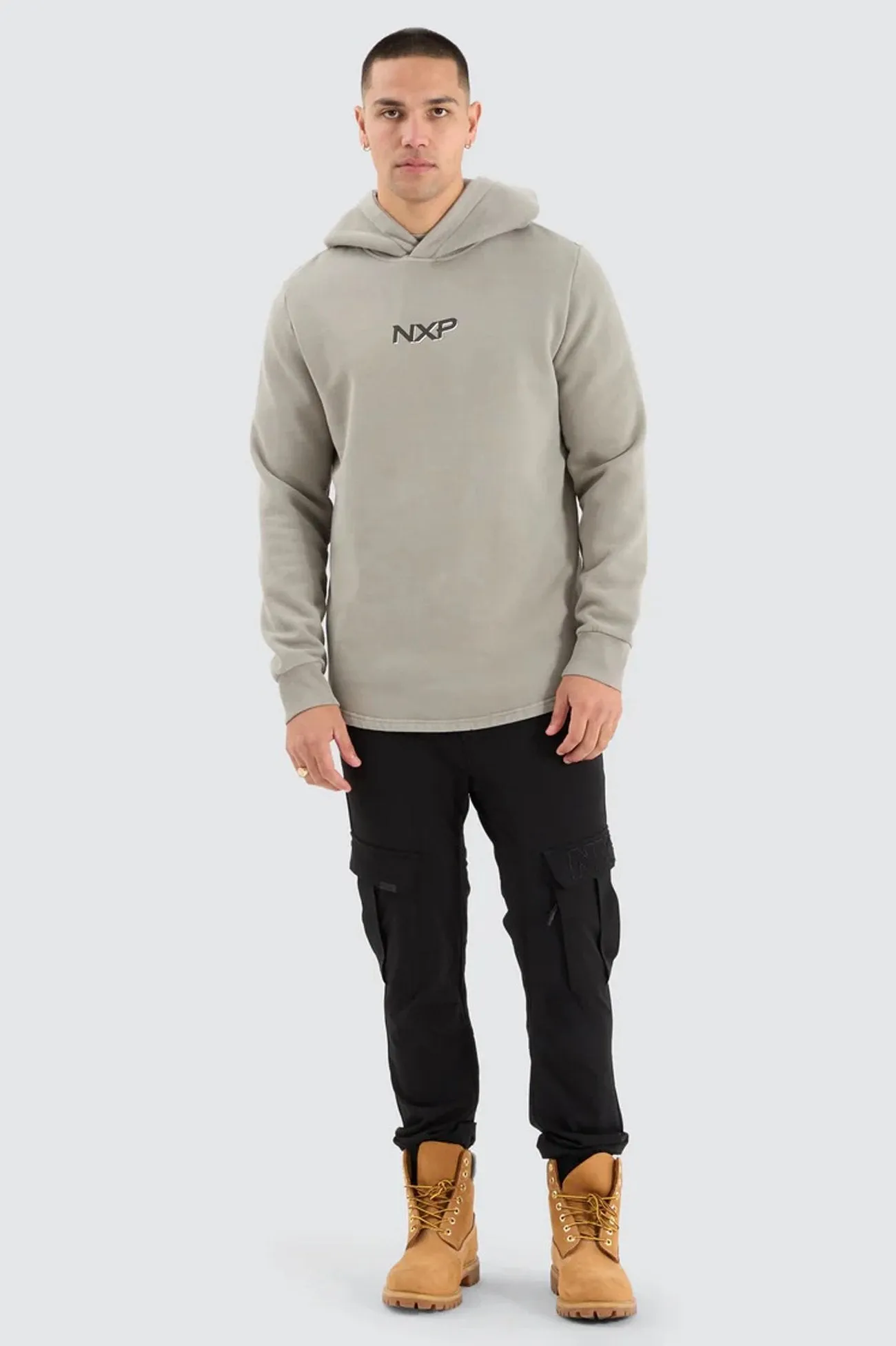 Opium Dual Curved Hoodie Pigment Shadow Casual Essentials anti wrinkling