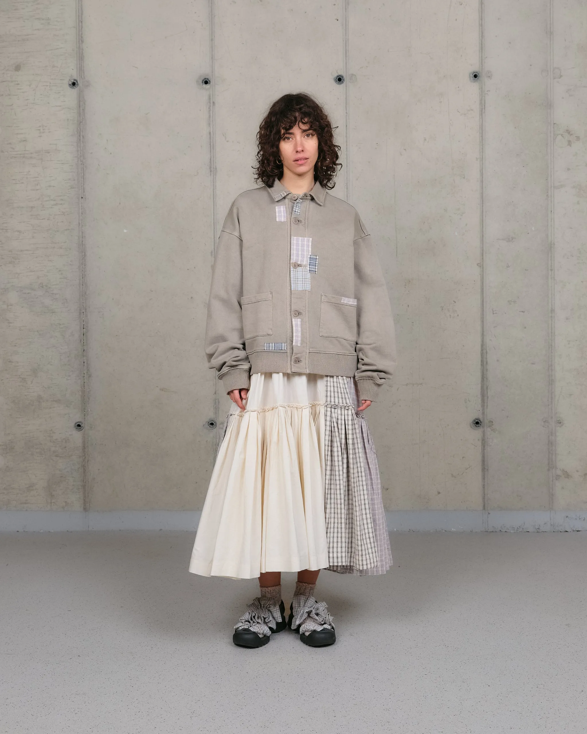 Street Apparel comfortable top Walking Cardigan - Grey Picnic