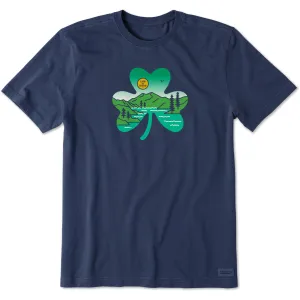 Men's Irish Shamrock Landscape Short Sleeve Crusher Tee Unisex