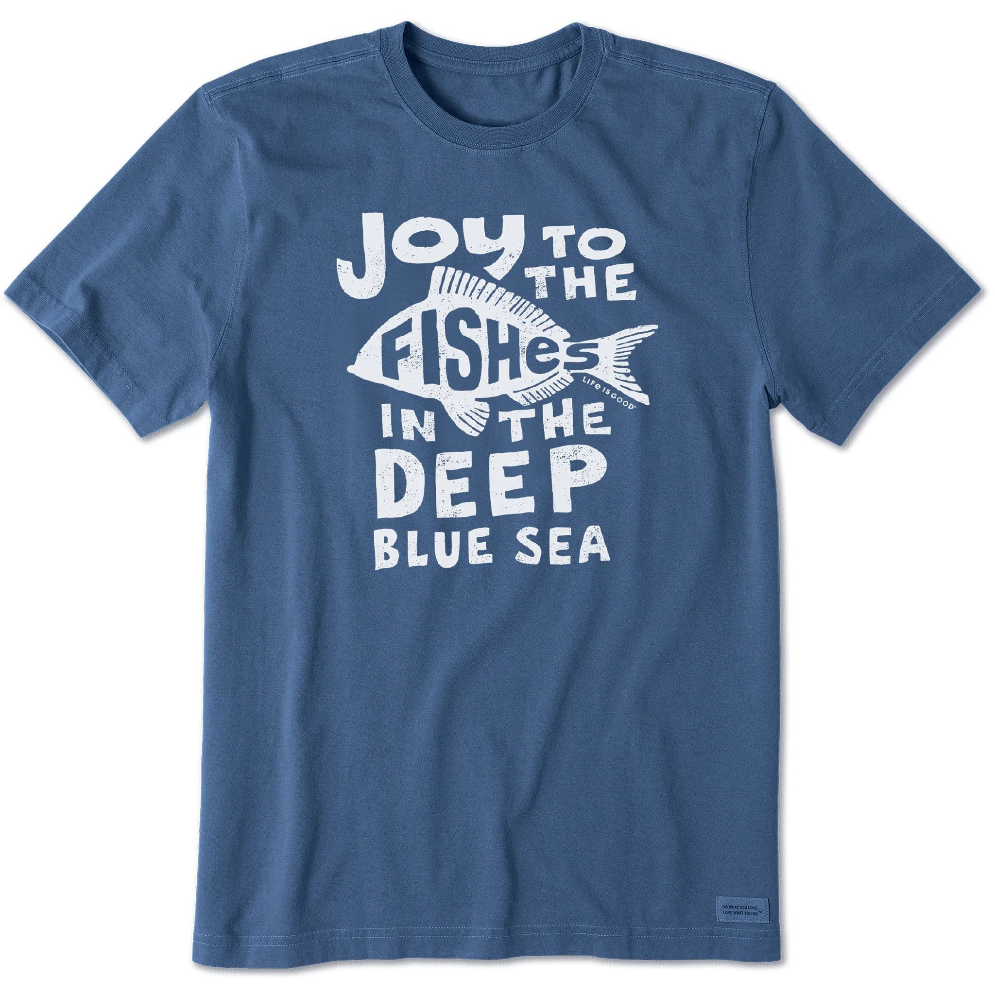 Men's Joy to the Fishes Short Sleeve Tee Perfect for Any Outfit