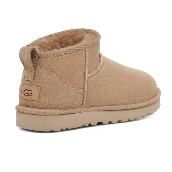 UGG Women's Classic Ultra Mini Sand Leopard Tone