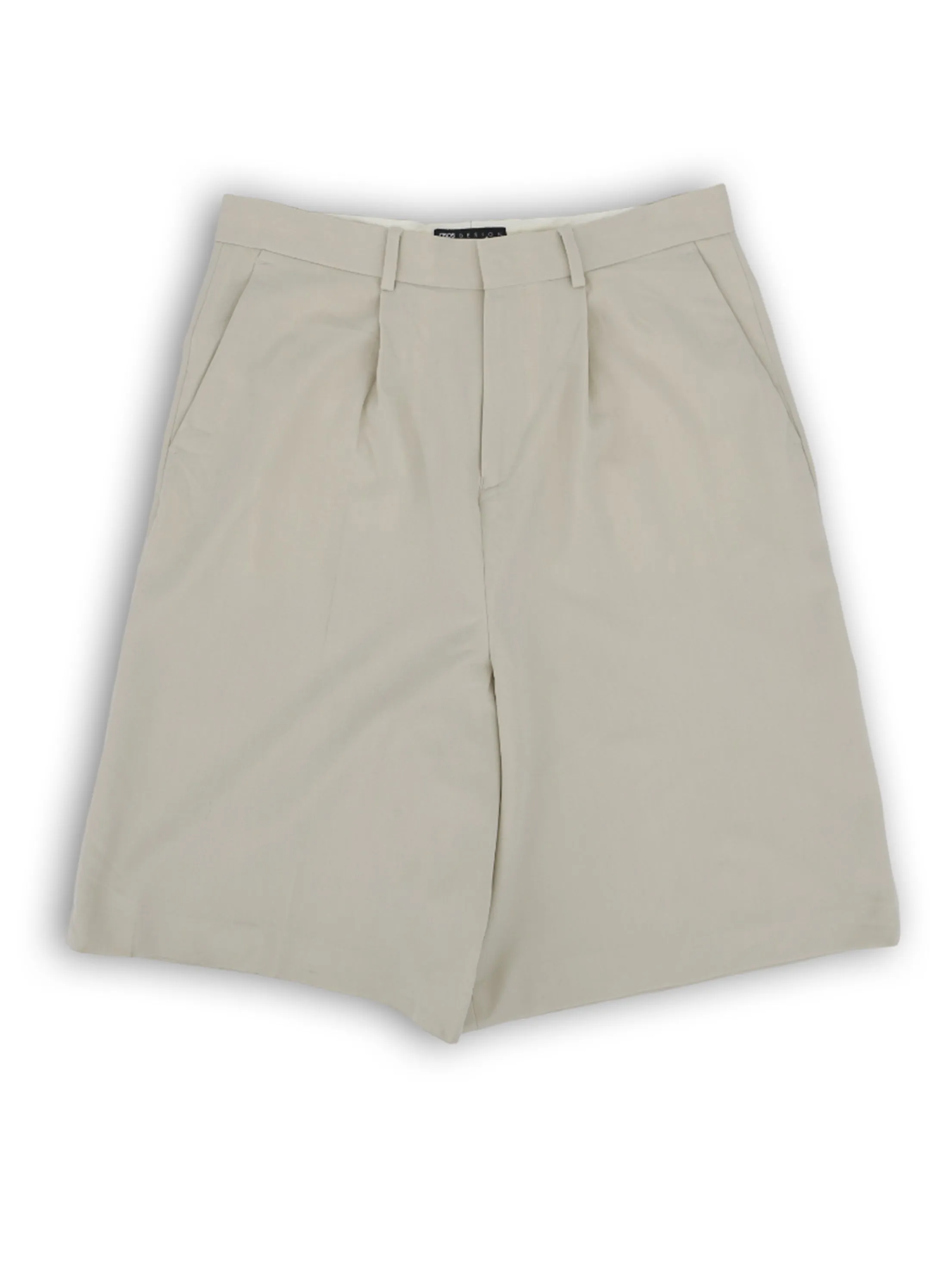 Cool Breeze Men's Plain Solid Short,Light Beige