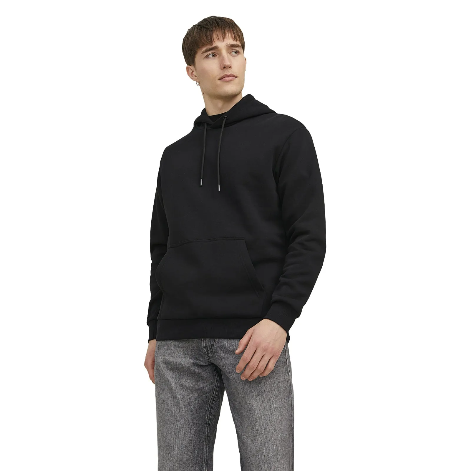 Jack & Jones Mens Bradley Sweat Hoodie Lounge Wear Oversized Design