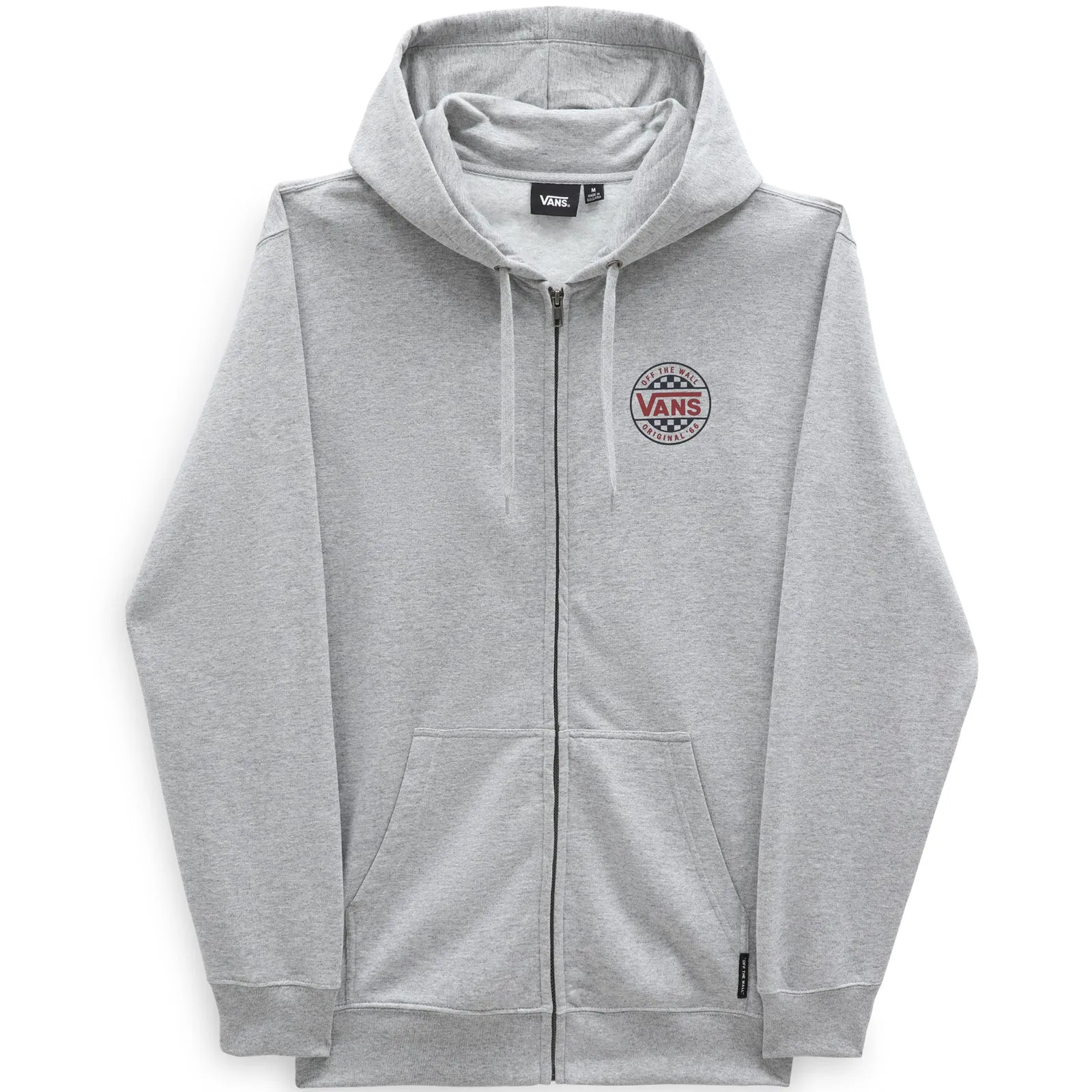 Vans Mens Original Full Zip Hoodie Adjustable