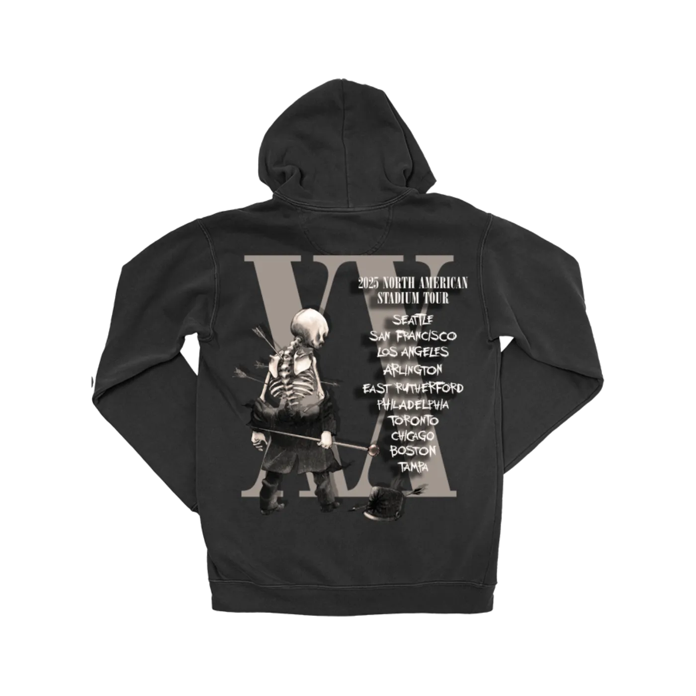 full sleeve The Black Parade Tour Zip Hoodie