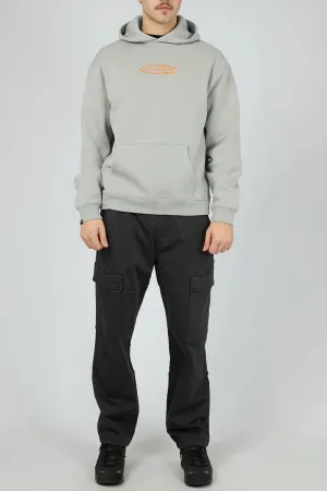 Supernova Hoodie Grey Cotton Blend