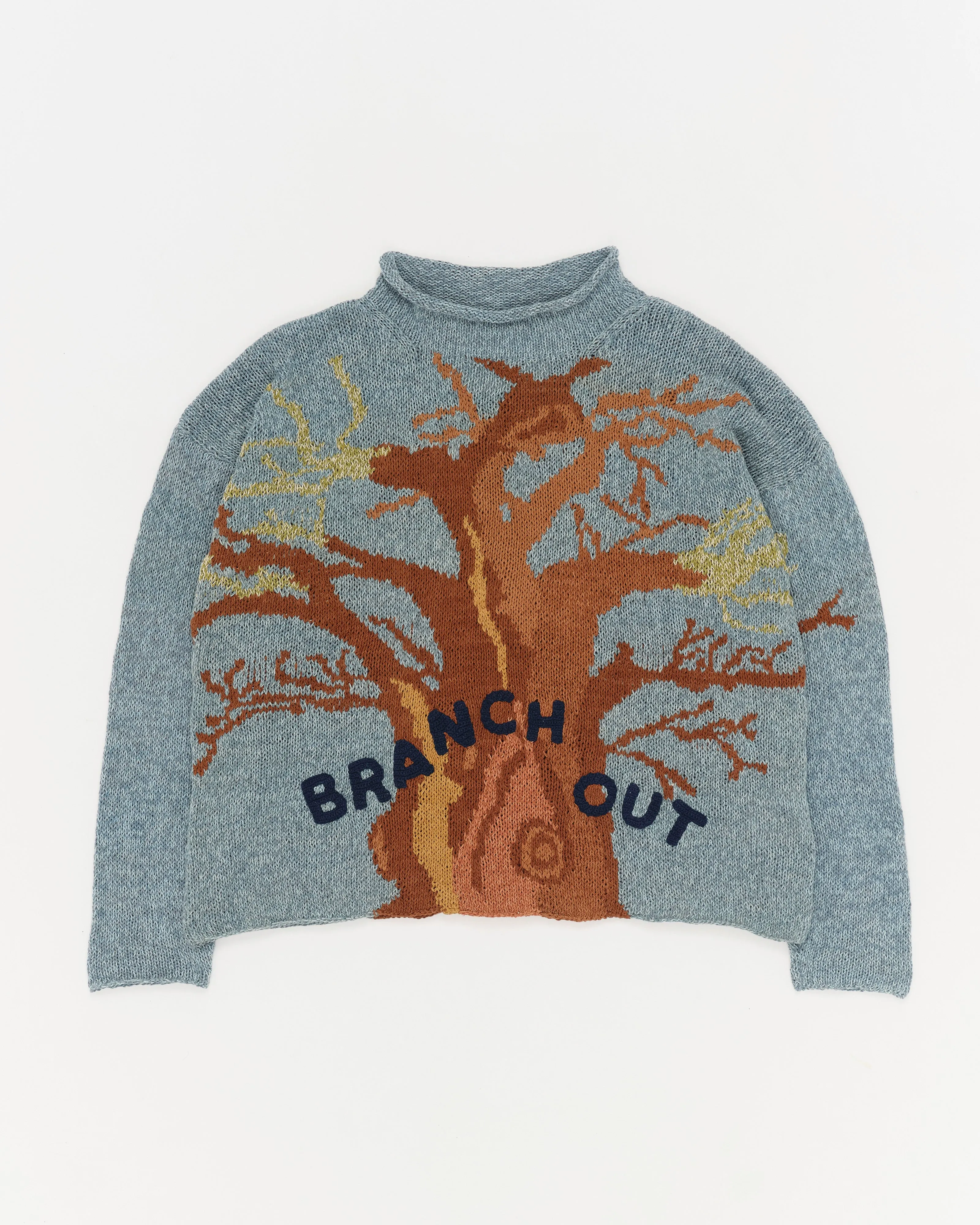 Easy Layering Neutral palette Twinsun Knit Rollneck - Branch Out